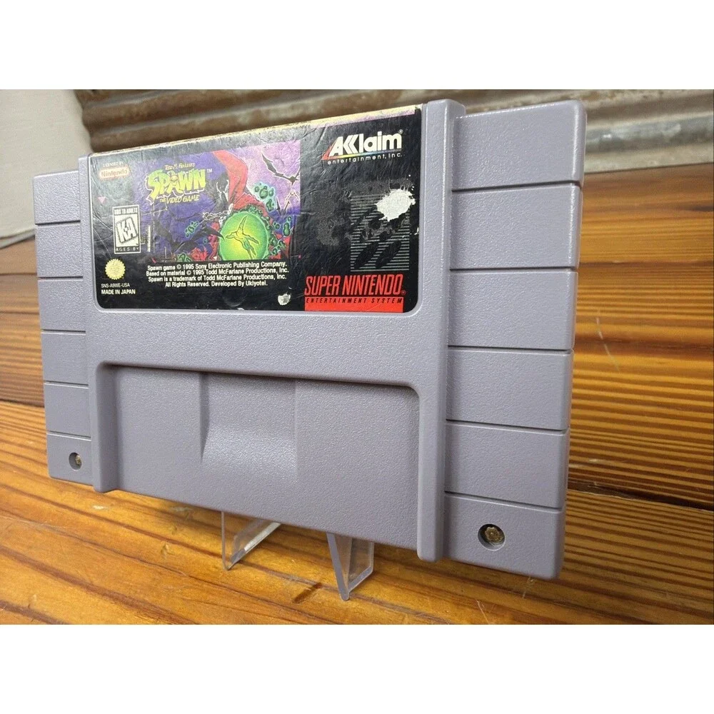 Todd McFarlane's Spawn: The Video Game Super Nintendo Tested & Working